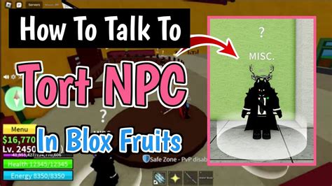 tort lv|How To Talk To Tort in Blox Fruits! Tort NPC GUIDE Blox fruits.